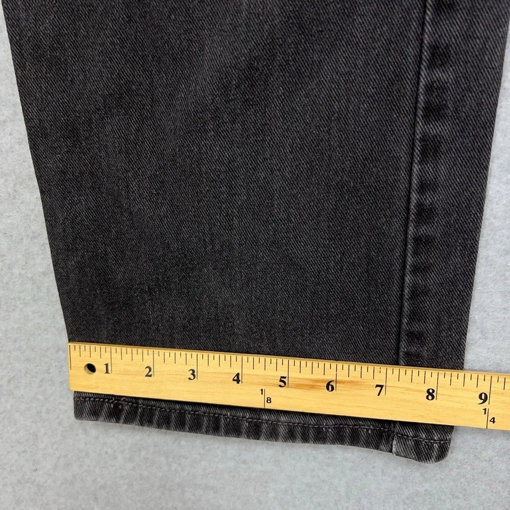 Vintage Levi's 505 Jeans Men's 35x29 Black Fade Regular Fit Straight Grunge 2002